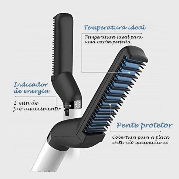 Prancha para Barba e Cabelo BEARD X® Original